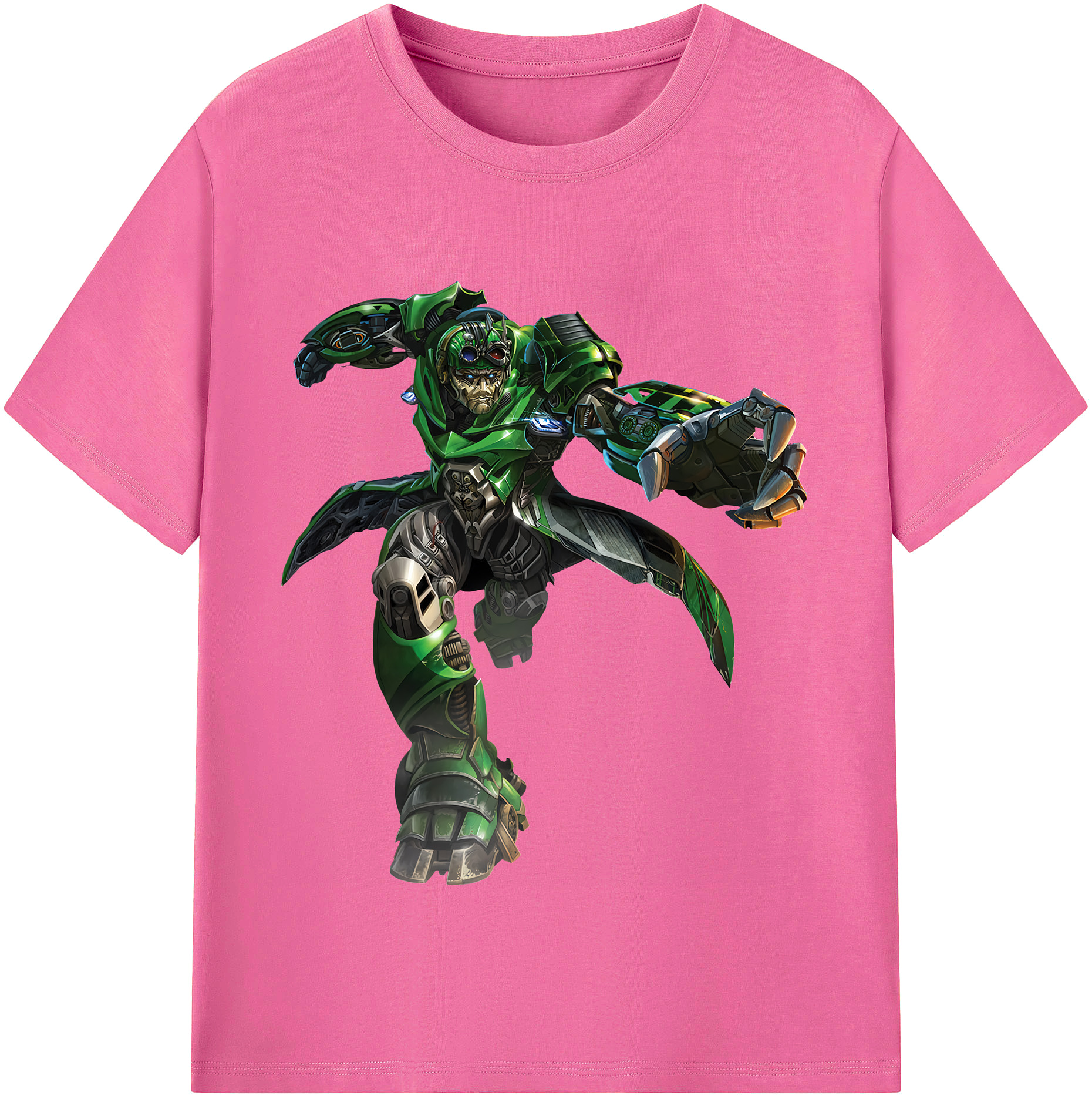 （画像用） Transformers トランスフォーマー レディースカジュアルプリントTシャツ（綿100％）
